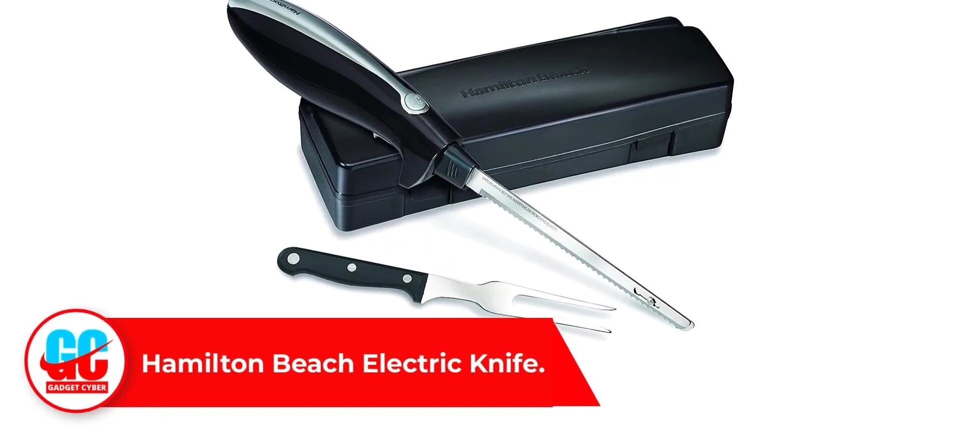 Hamilton Beach electric knife with case