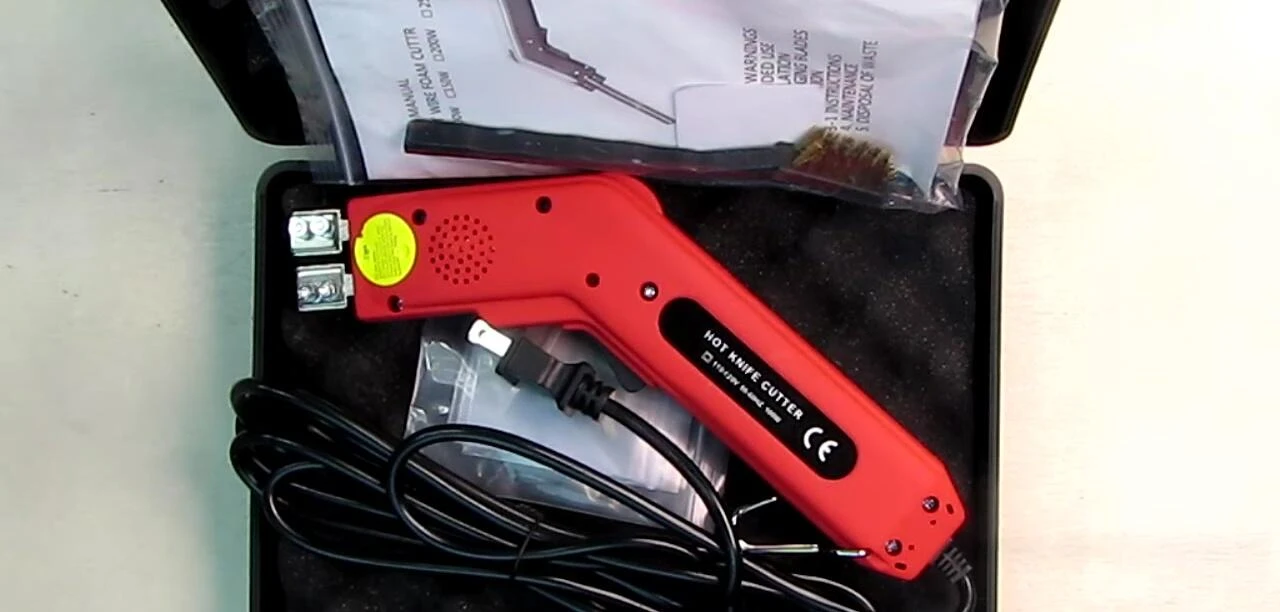 Red hot knife cutter with case