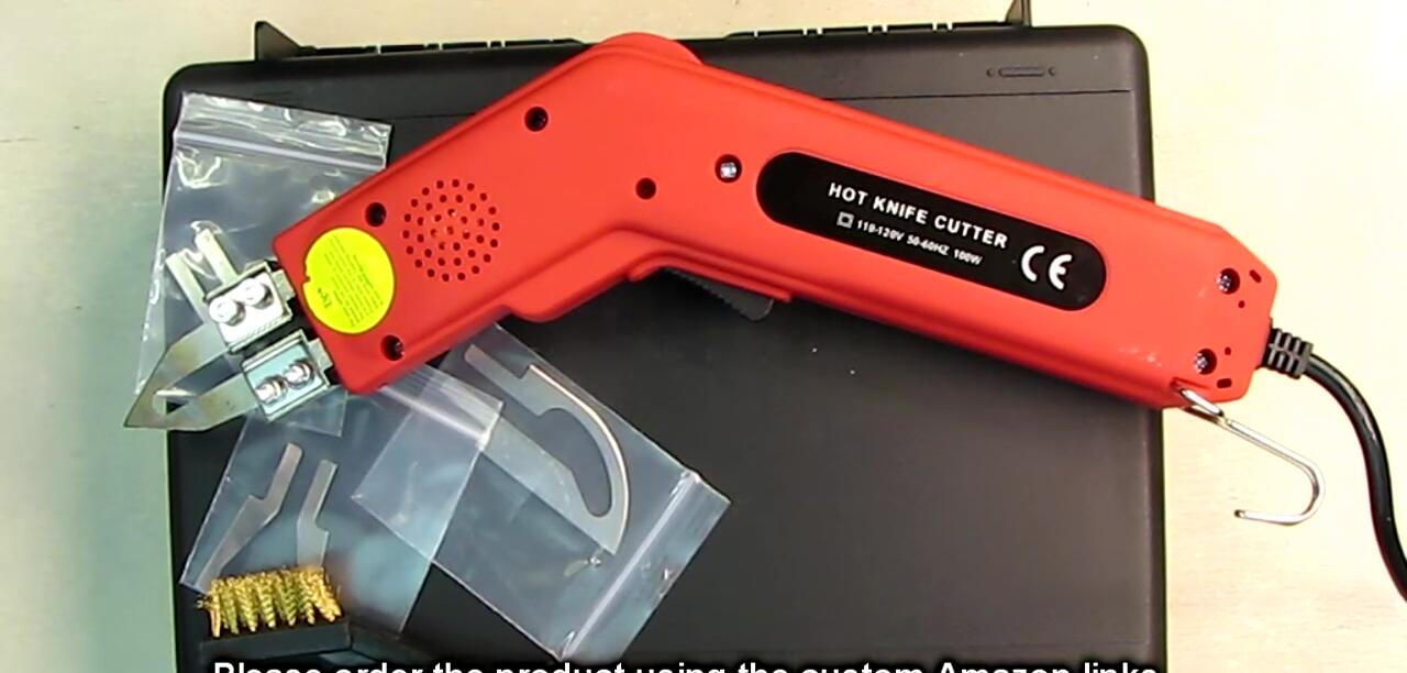 Red hot knife cutter with blades