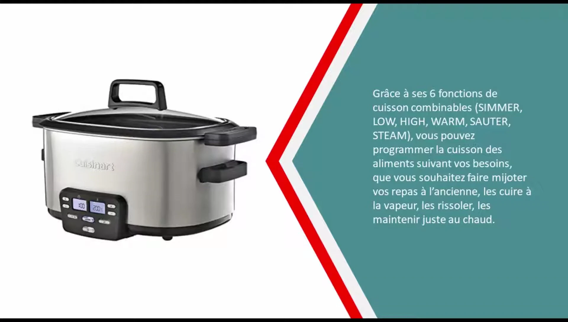 Cuisinart MSC-600 5.7L slow cooker