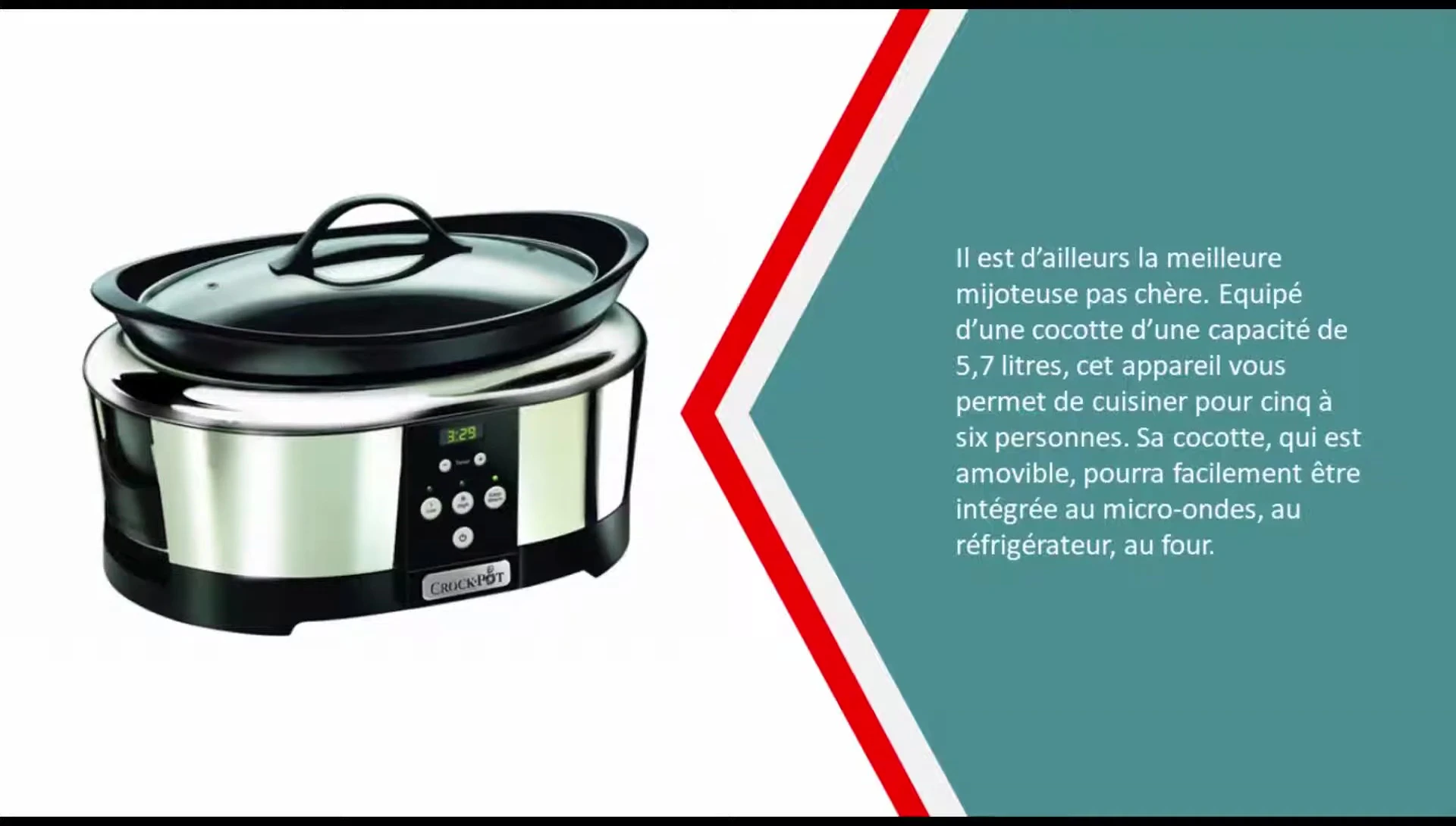 Programmable Crock-Pot slow cooker