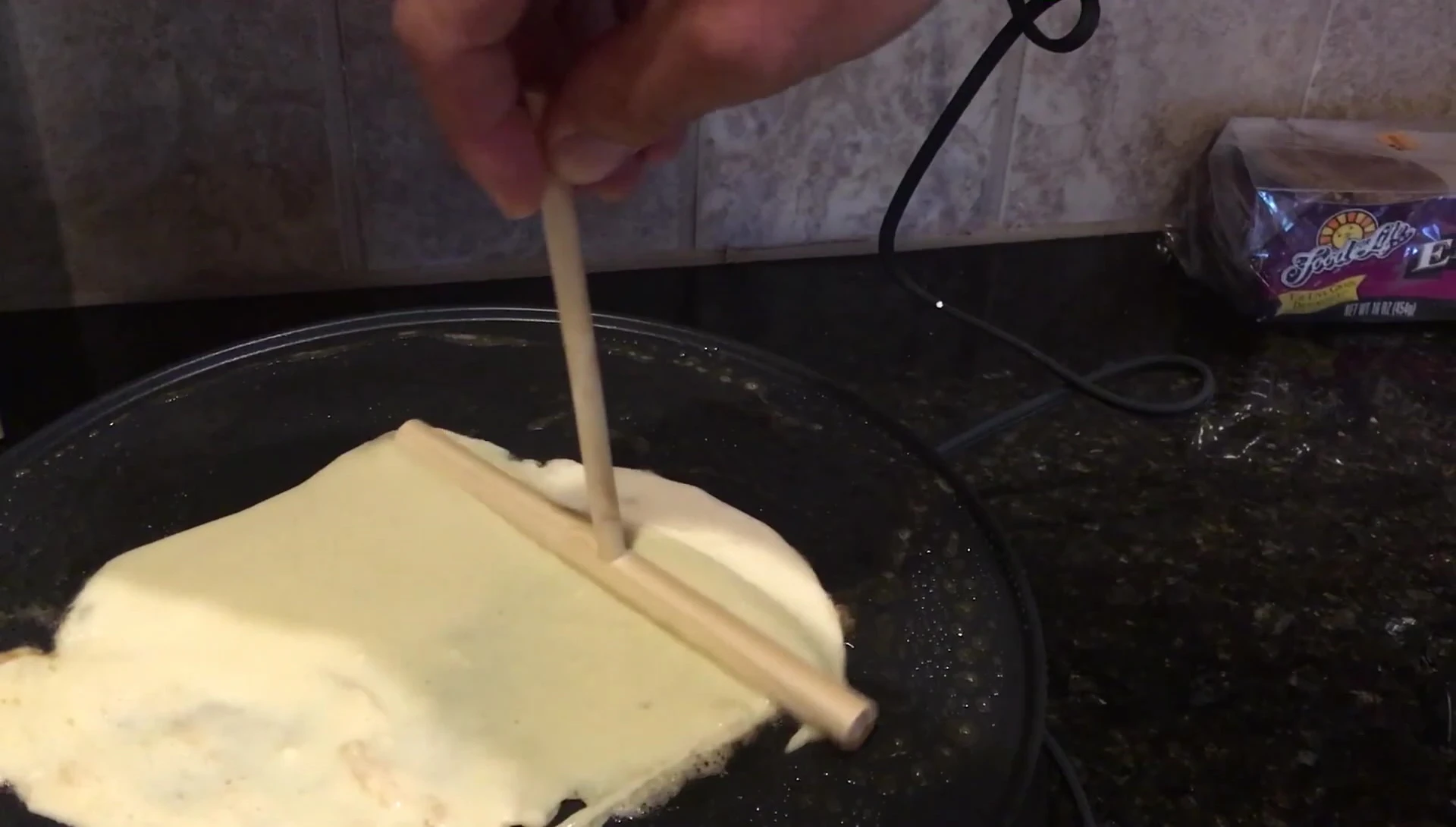 Préparation de la pâte à crêpes