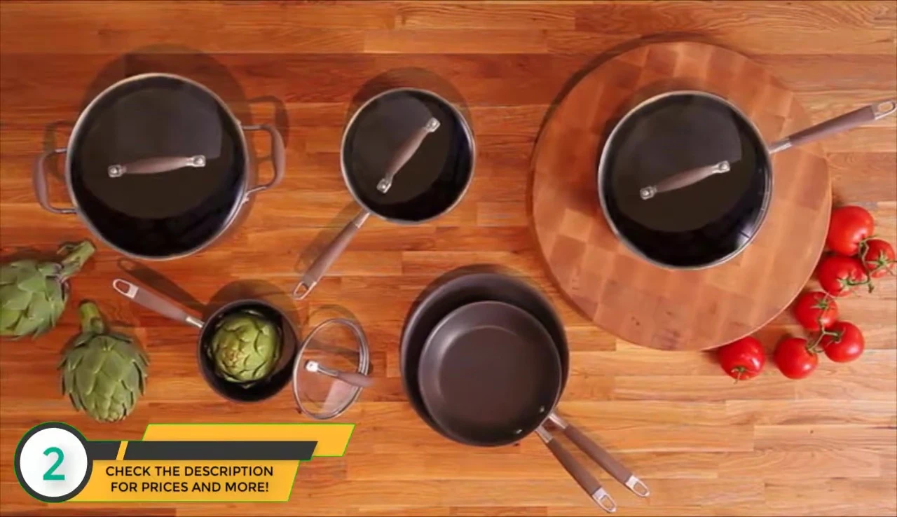 Analon Advanced Bronze cookware set