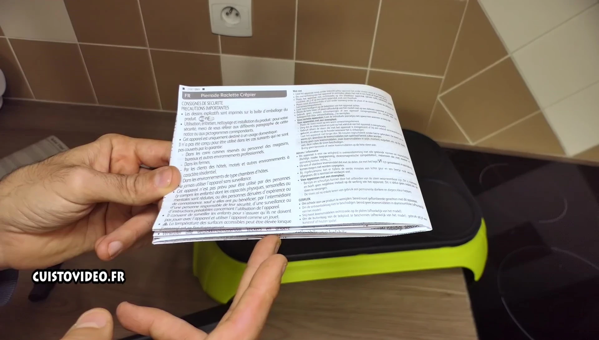 Tefal Crep'Party crepe maker instruction manual
