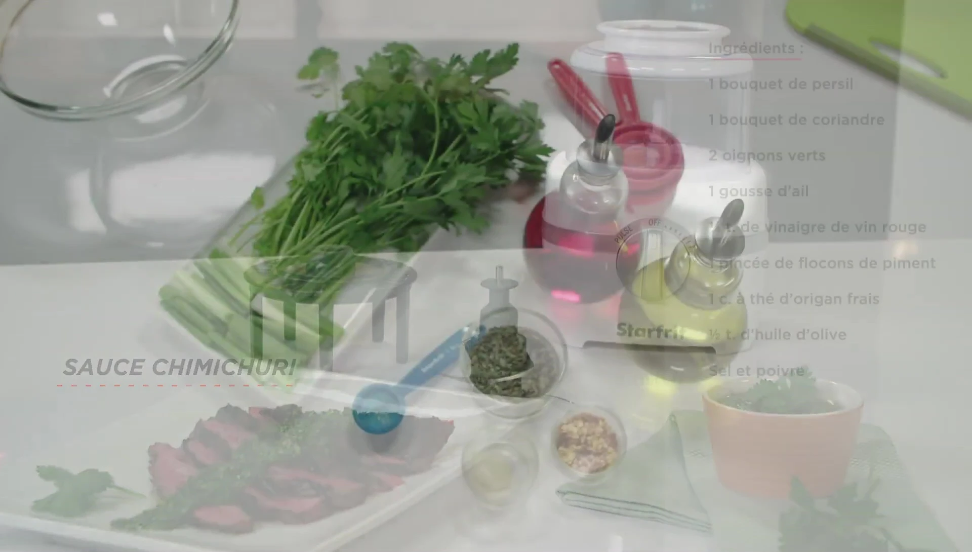 Ingredients for red meat sauce