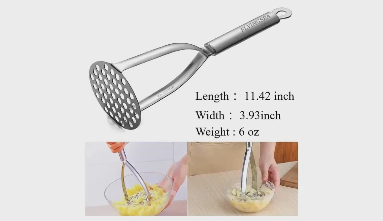 Exemples d'aliments pouvant être écrasés avec le presse-purée