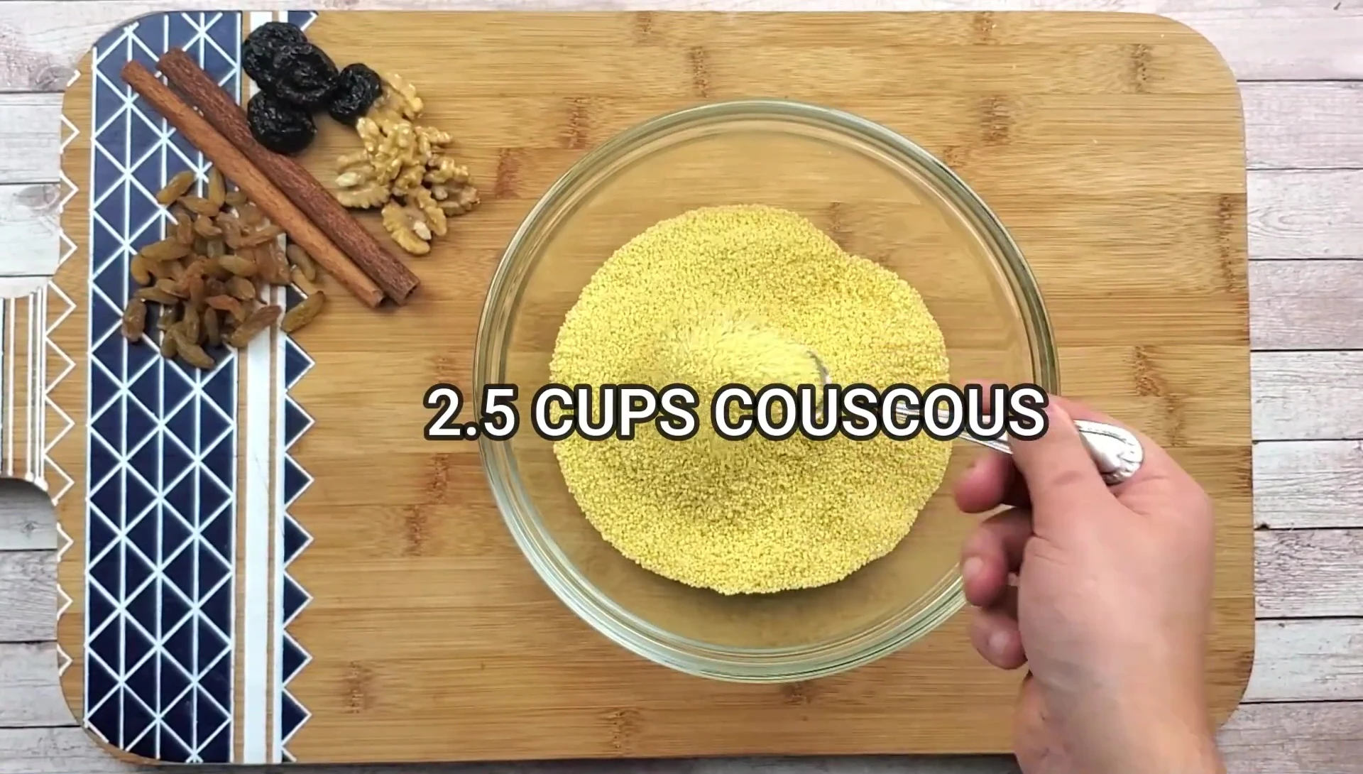 Préparation du couscous
