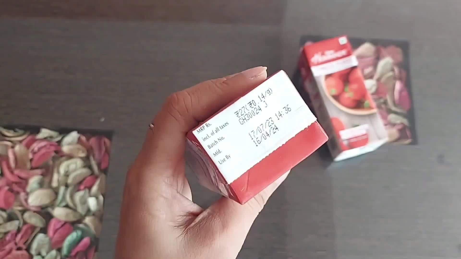 Information sur le packaging et la durée de conservation