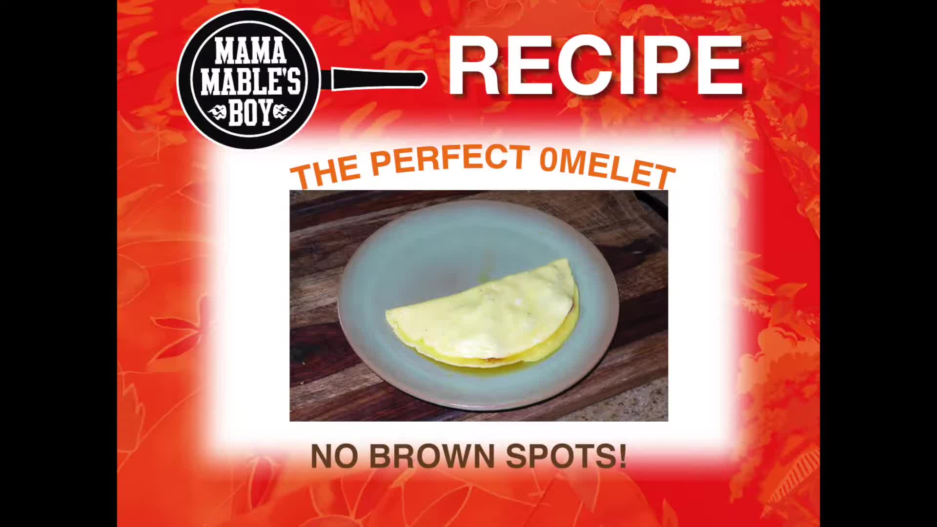 Présentation du sujet : la réalisation d'une omelette parfaite.
