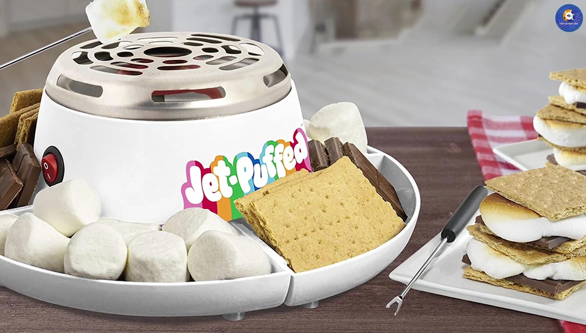 Image du caquelon à fondue électrique soufflé Nostalgia J