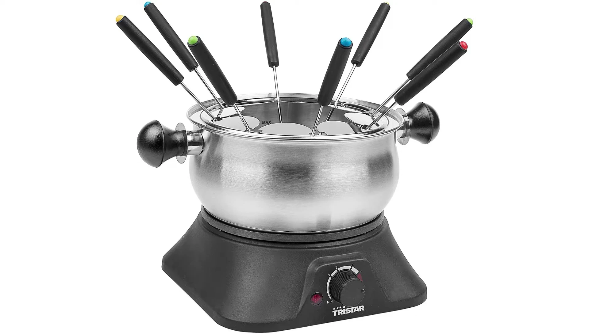 Vue générale du set à fondue Tristar 1109