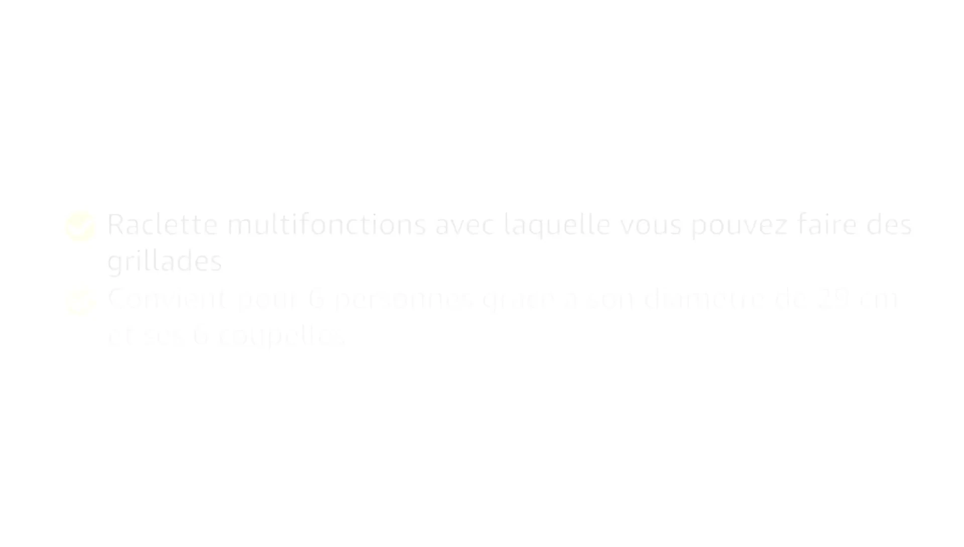 Gros plan sur les six coupelles individuelles de l'appareil.