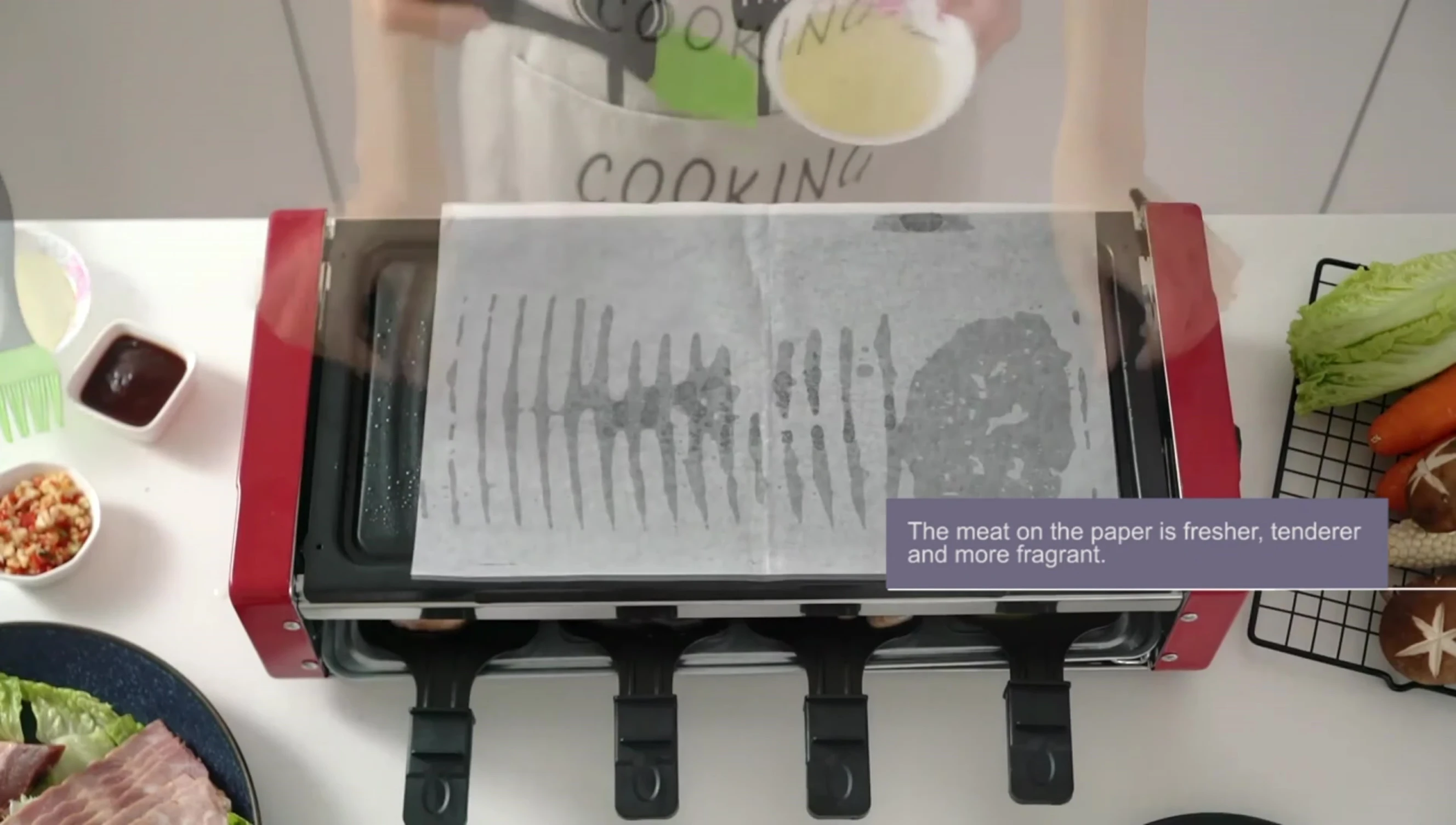 Un grill portable, idéal pour les pique-niques.