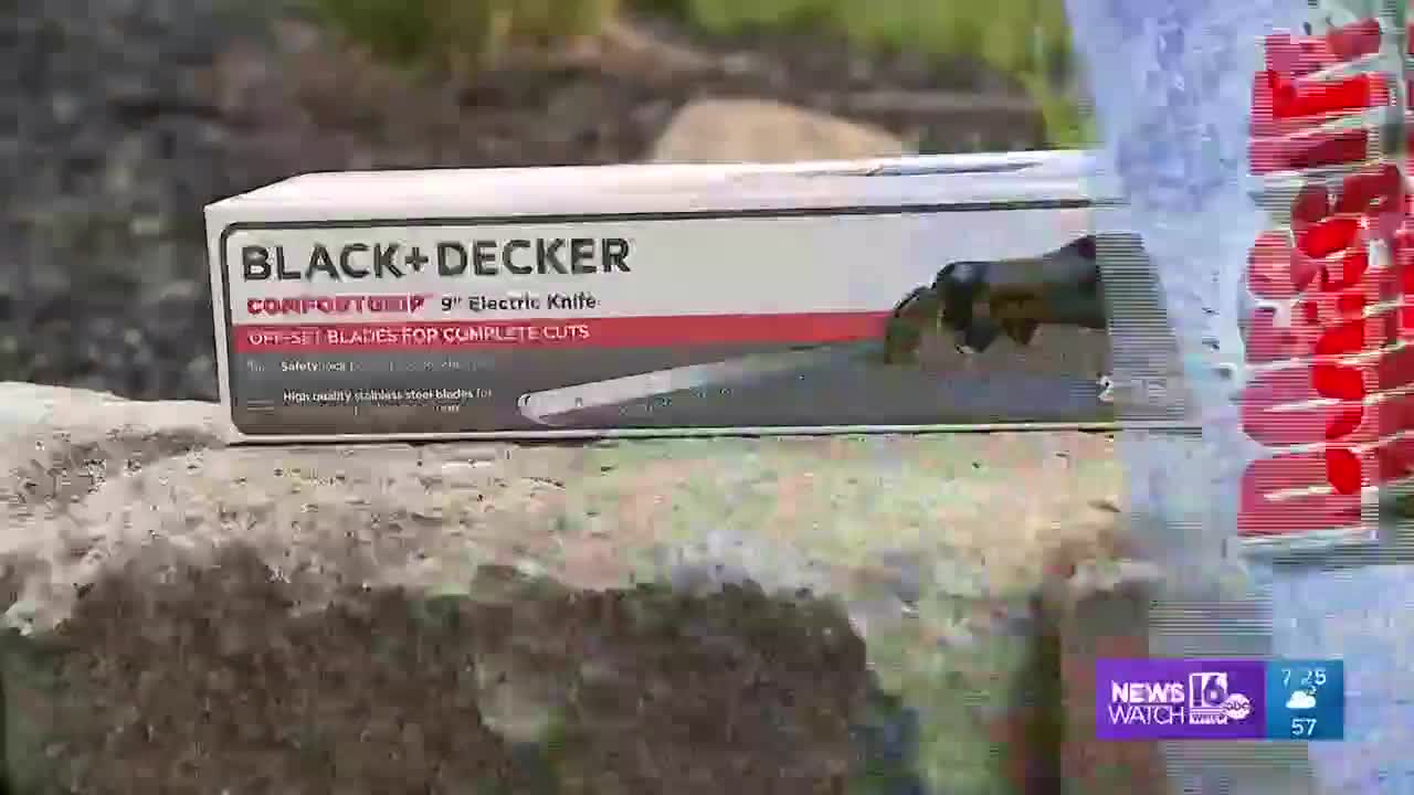 Vue générale du couteau électrique Black & Decker