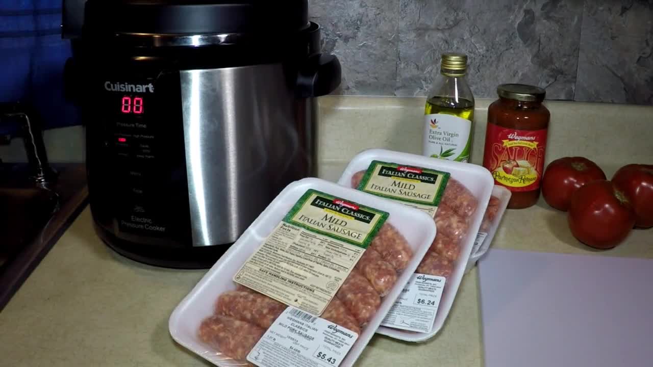 Saucisses prêtes à être préparées