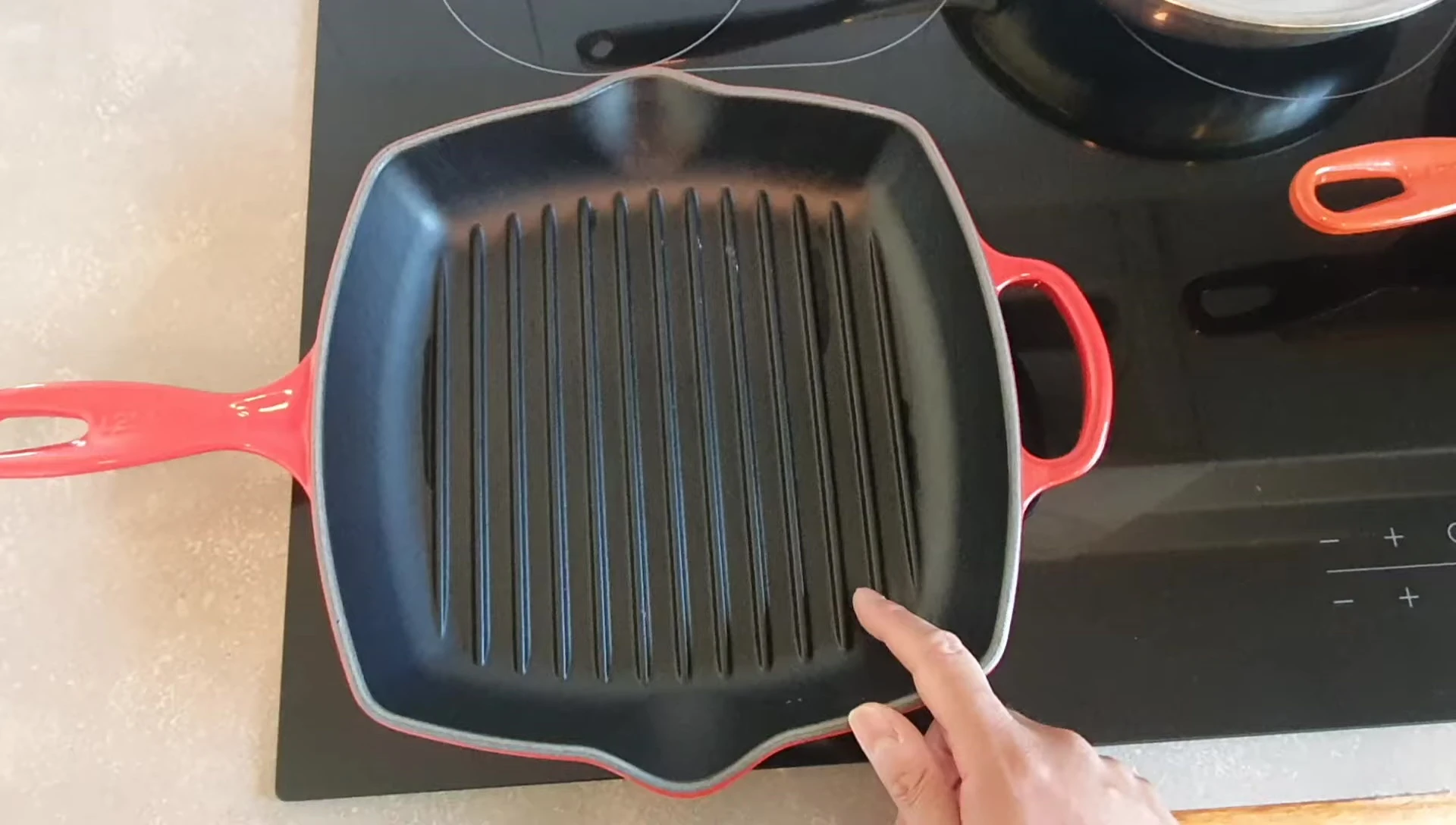 Image montrant le prix de la poêle à griller Le Creuset Grillit.