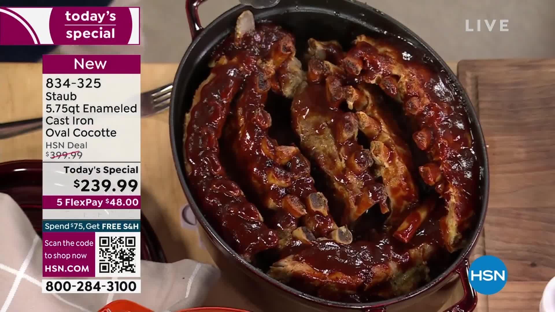 Gros plan sur la cocotte Staub