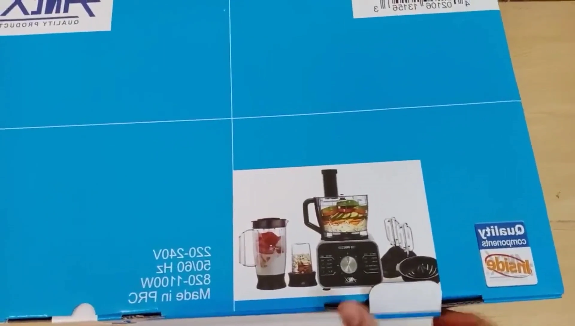 Vue générale du robot culinaire Anex
