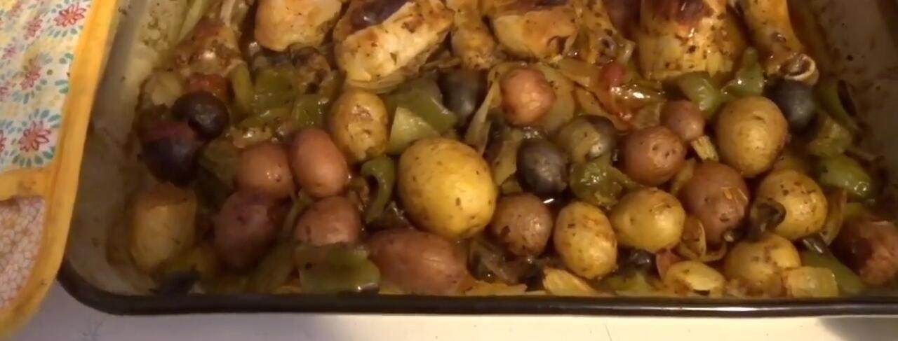 Gros plan sur le poulet