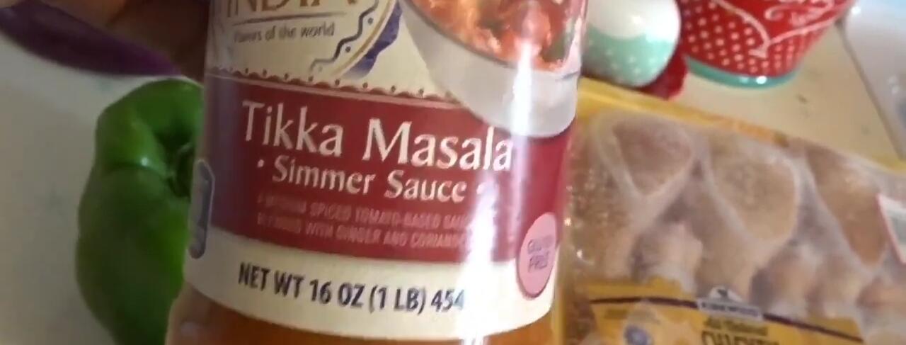 Bouteille de sauce Tikka Masala d'ALDI